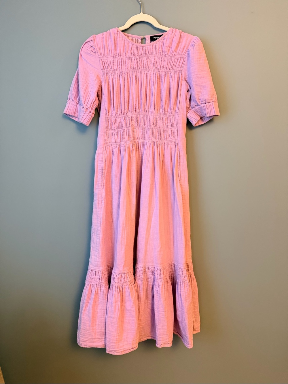 ME+EM Lavender Smocked Midi Dress - Women - Picture 4 of 8